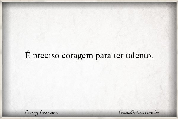 Frase de Georg Brandes