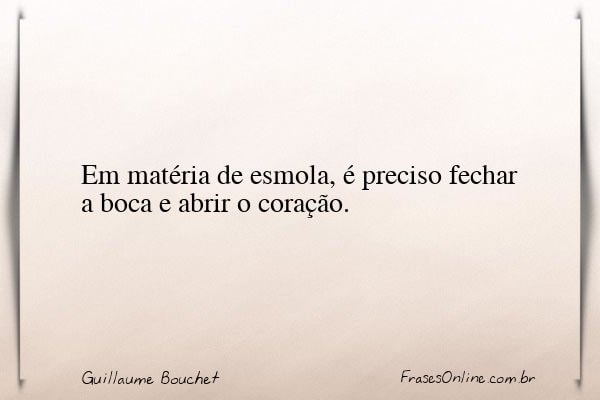 Frase de Guillaume Bouchet