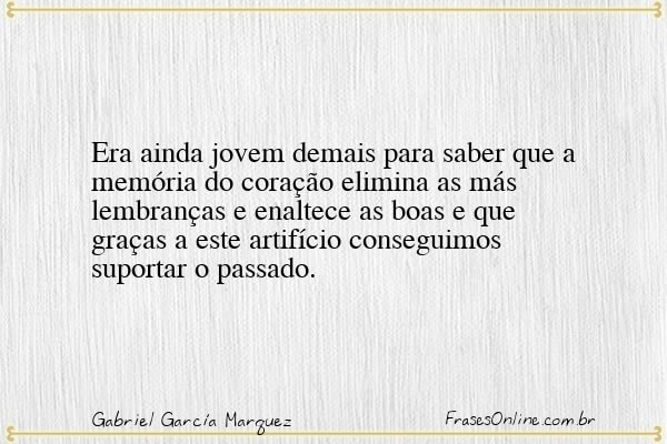 Frase de Gabriel García Marquez