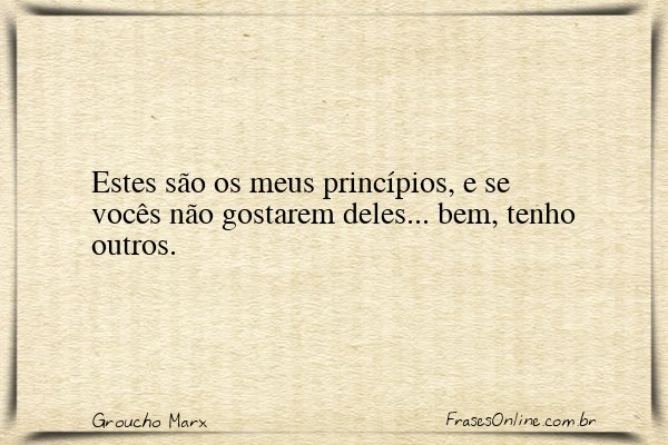 Frase de Groucho Marx