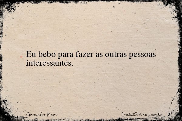 Frase de Groucho Marx