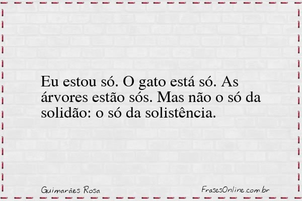 Frase de Guimarães Rosa