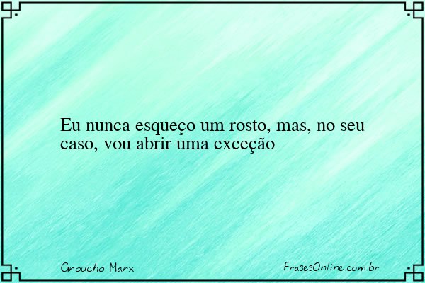 Frase de Groucho Marx