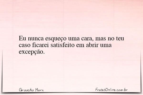 Frase de Groucho Marx
