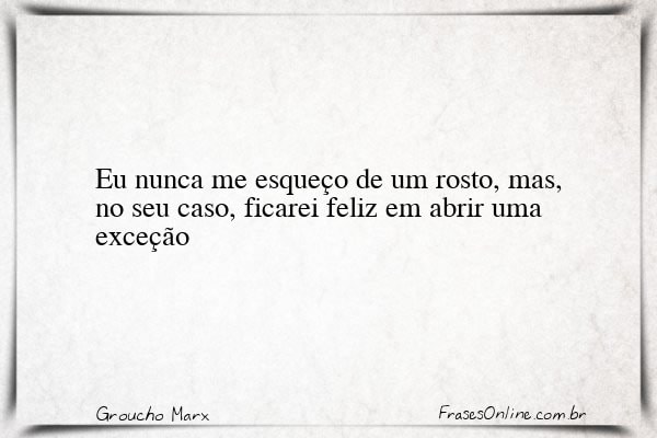 Frase de Groucho Marx