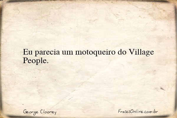 Frase de George Clooney
