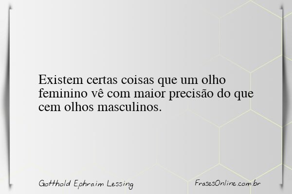 Frase de Gotthold Ephraim Lessing