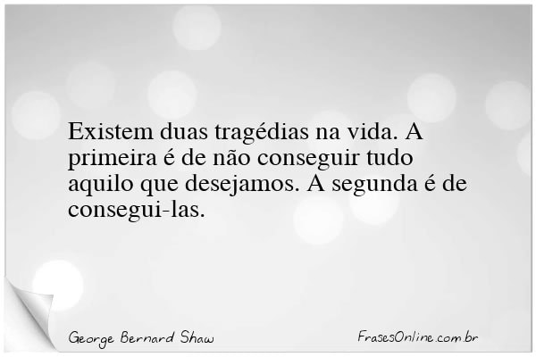 Frase de George Bernard Shaw