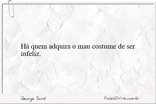 Frase de George Sand
