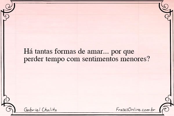 Frase de Gabriel Chalita