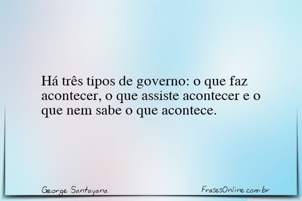 Frase de George Santayana