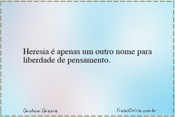 Frase de Graham Greene