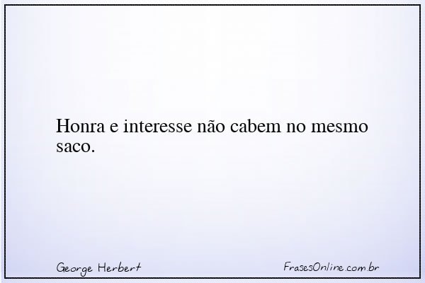 Frase de George Herbert