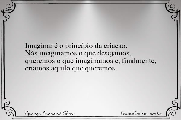 Frase de George Bernard Shaw