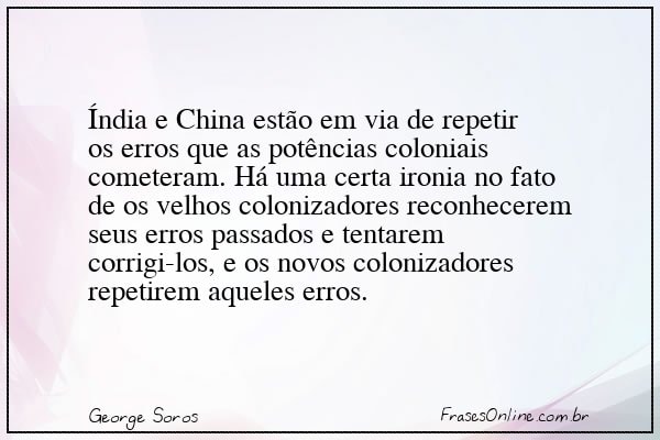 Frase de George Soros