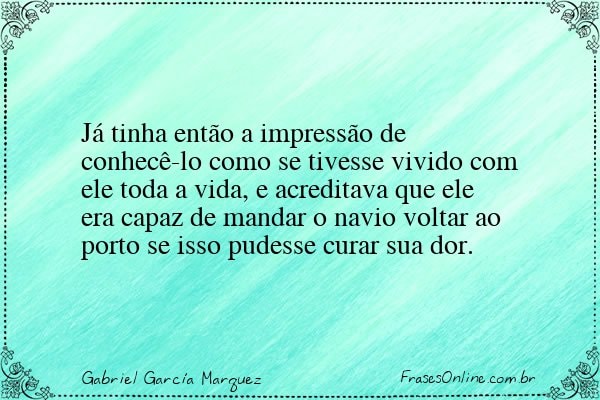 Frase de Gabriel García Marquez