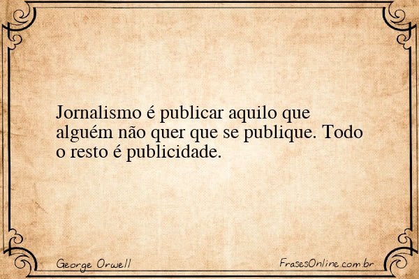 Frase de George Orwell