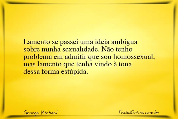 Frase de George Michael