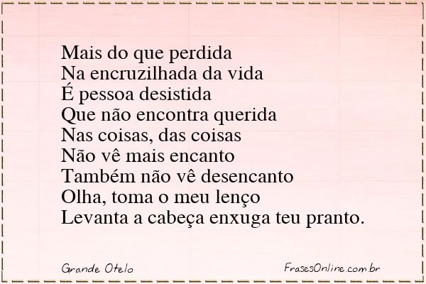 Frase de Grande Otelo