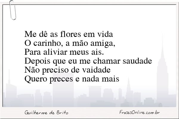 Frase de Guilherme de Brito