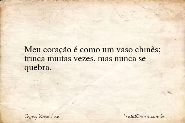 Frase de Gypsy Rose Lee
