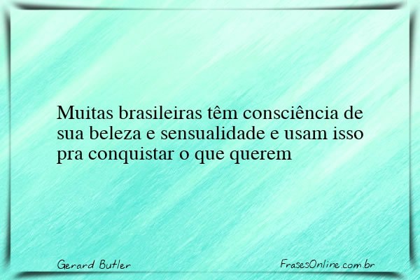 Frase de Gerard Butler