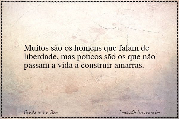 Frase de Gustave Le Bon
