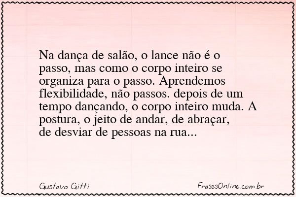 Frase de Gustavo Gitti