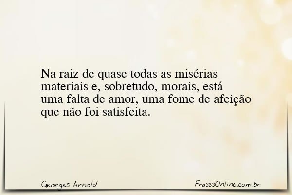 Frase de Georges Arnold