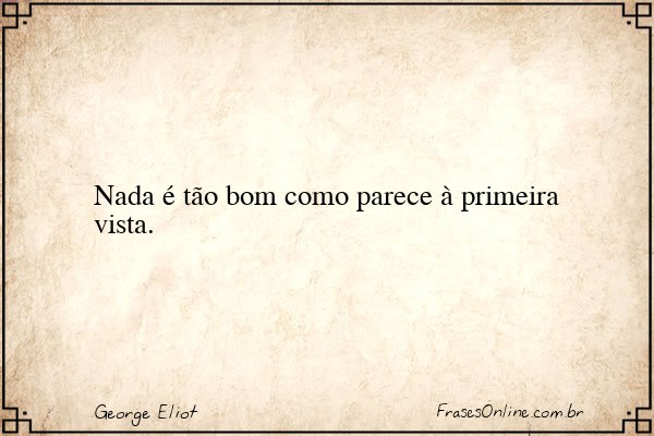 Frase de George Eliot