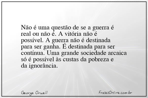 Frase de George Orwell