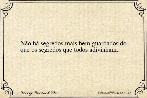 Frase de George Bernard Shaw