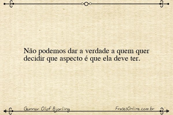 Frase de Gunnar Olof Bjorling