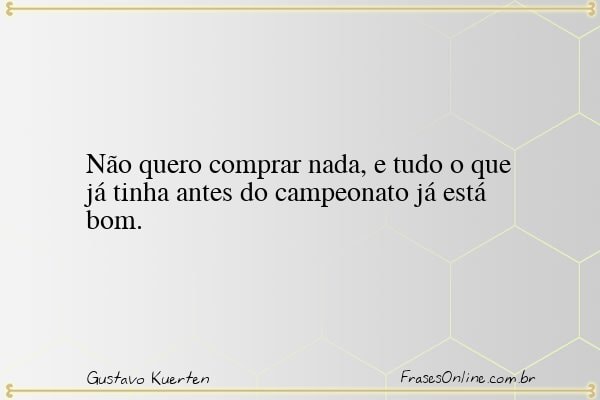Frase de Gustavo Kuerten