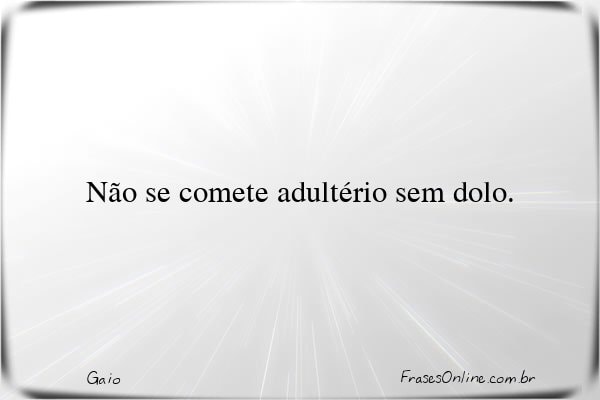 Frase de Gaio