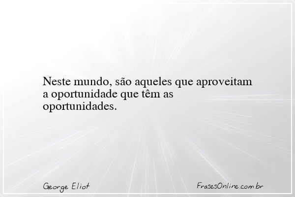 Frase de George Eliot