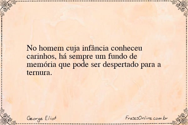 Frase de George Eliot
