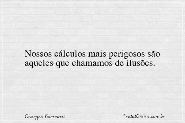 Frase de Georges Bernanos
