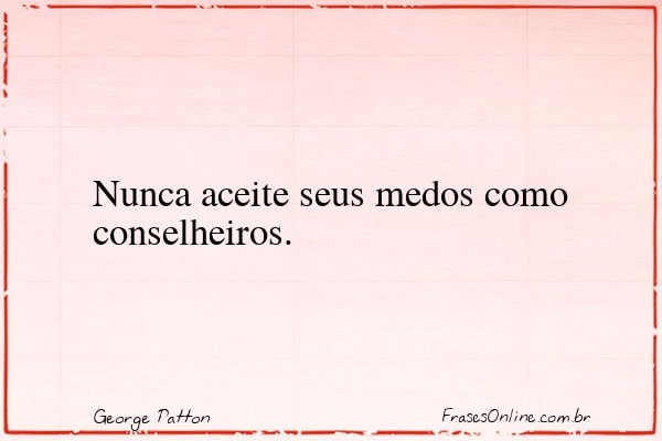 Frase de George Patton