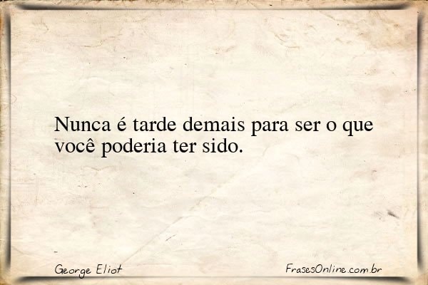 Frase de George Eliot
