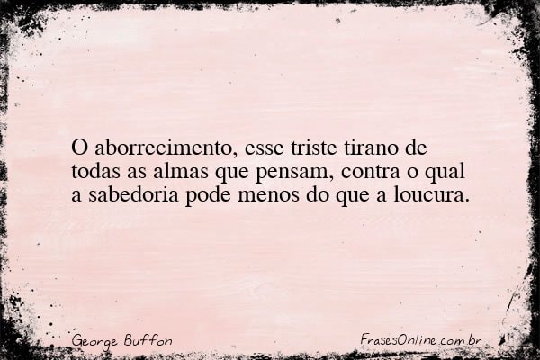 Frase de George Buffon