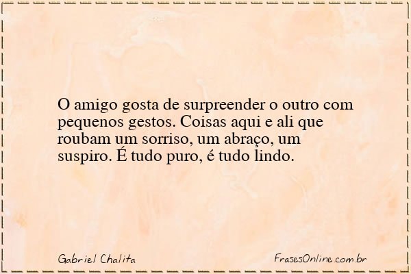 Frase de Gabriel Chalita