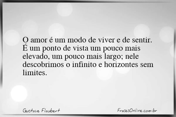 Frase de Gustave Flaubert