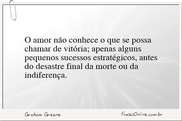 Frase de Graham Greene