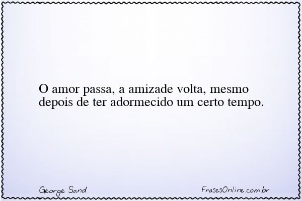 Frase de George Sand