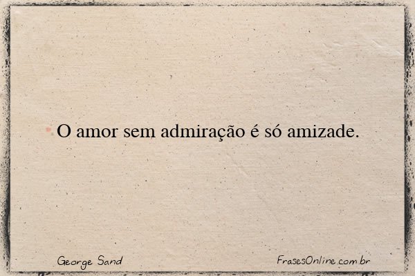 Frase de George Sand