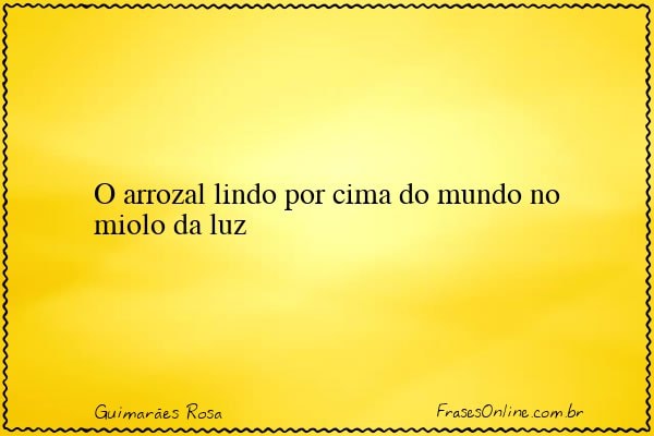 Frase de Guimarães Rosa