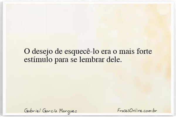 Frase de Gabriel García Marquez