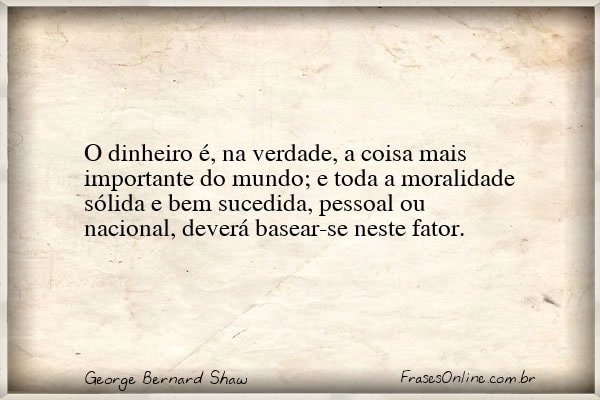 Frase de George Bernard Shaw