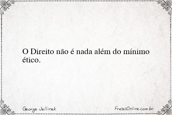 Frase de George Jellinek